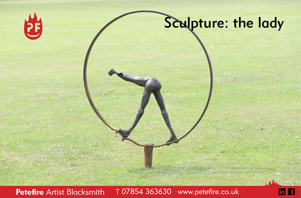 Sculpture for client in south west Herts, title: The Lady