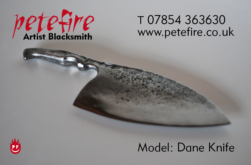 Petefire Artist Blacksmith, Dane knife