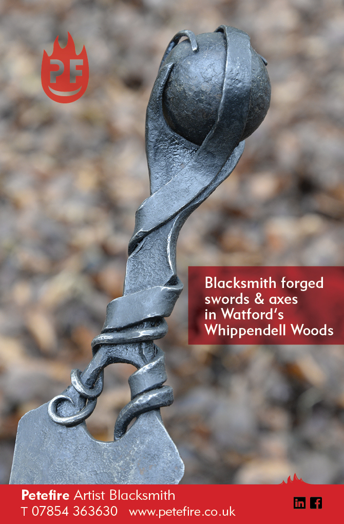 Blacksmith forged gladius sword