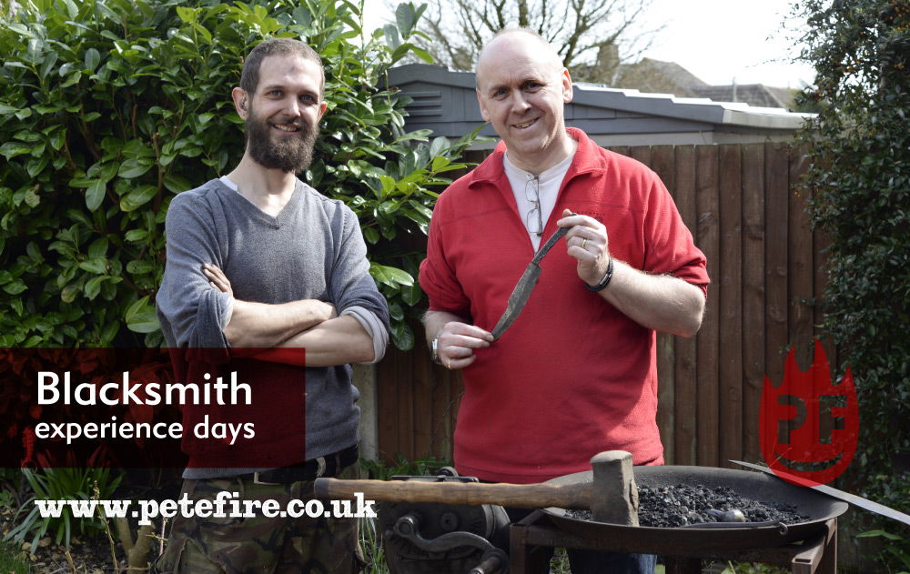 Paul’s blacksmith forging experience day