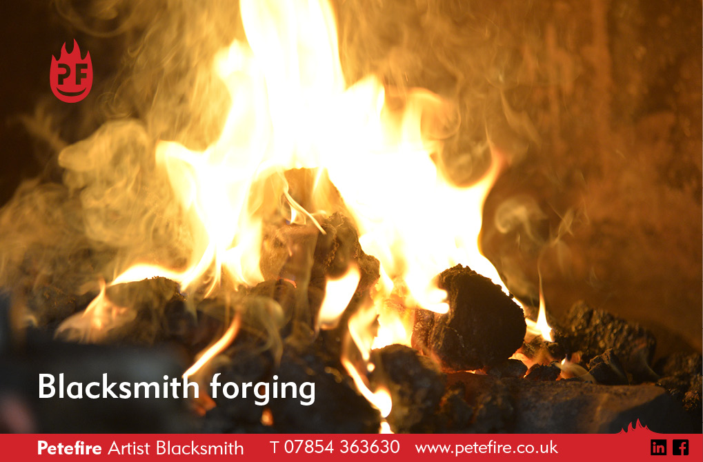 Blacksmith Forging Experience, Petefire Artist Blacksmith, Watford, Herts