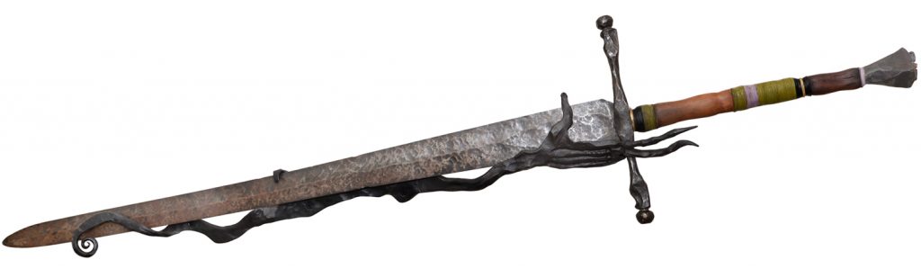 Petefire Artist Blacksmith – Muckle Tully hand forged sword