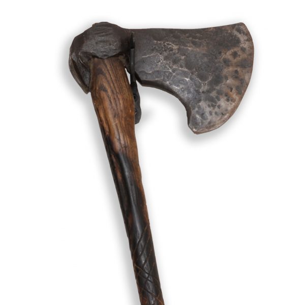 Petefire Artist Blacksmith hand forged axe head