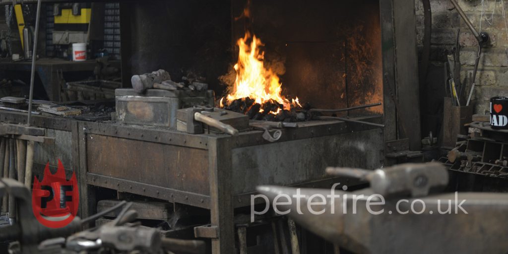 Blacksmith forged garden sculpture commissioned for client in south west Herts, title: The Lady