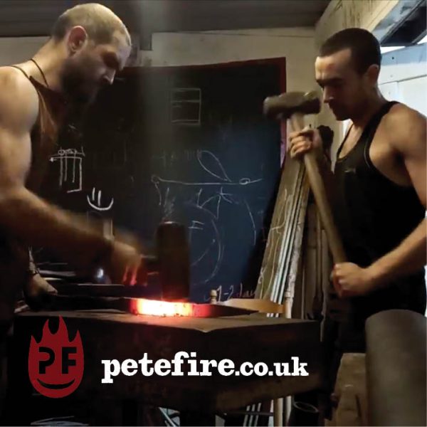 Sword Forging Experience from Petefire Artist Blacksmith in St Albans, Herts