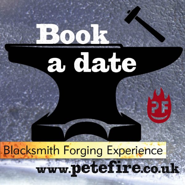 Book a date for a Blacksmith Forging Experience Petefire, St Albans, Herts, England