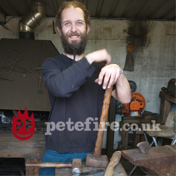 The forging of a swordsmith – Peter Williamson, Petefire Artist Blacksmith, St Albans, north of London