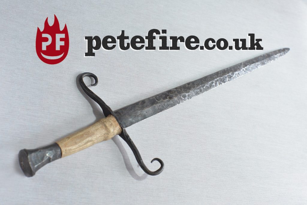 Commission a hand forged sword from Petefire Artist Blacksmith