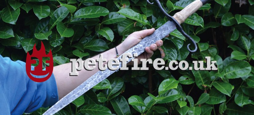 Petefire sword forging video