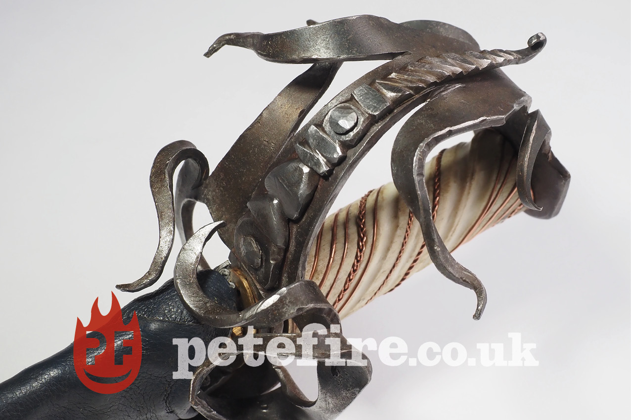 Subtle Rhino genuine hand forged sword by Petefire Artist Blacksmith