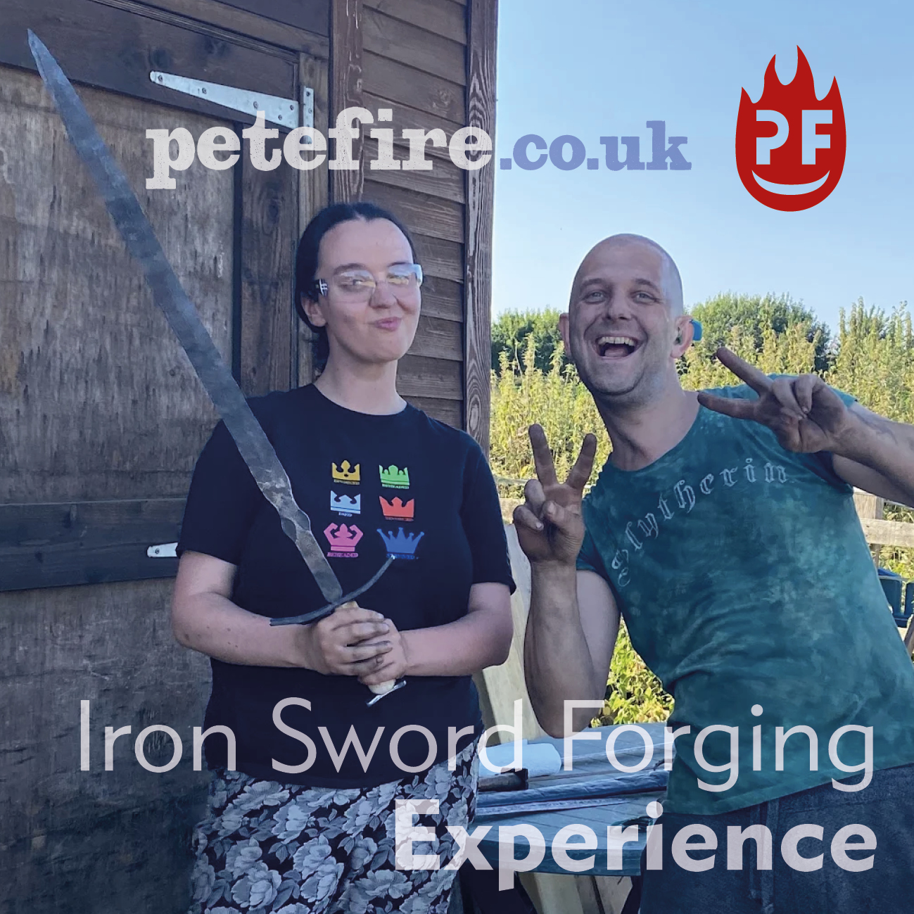 Petefire Iron Sword Forging Experience in London area