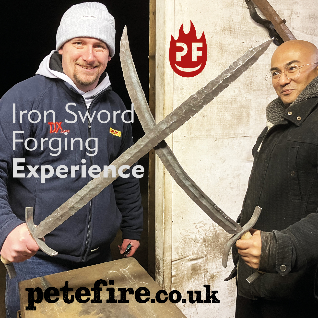 Petefire Iron Sword Forging Experience near London
